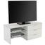 Tv Stolík Merlin Ii - biela, Moderný, kompozitné drevo (118,4/47/39,6cm) Tv Stolík Merlin Ii - biela, Moderný, kompozitné drevo (118,4/47/39,6cm)