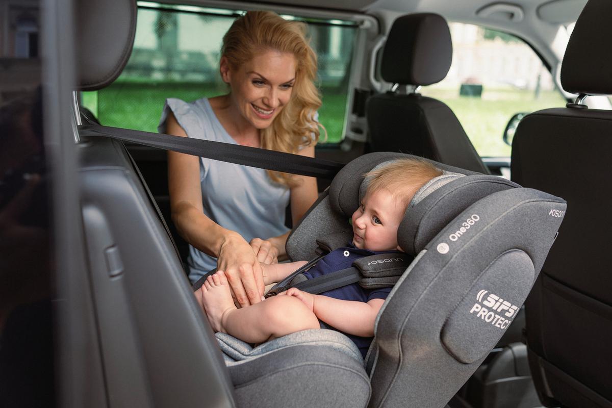 Reboarder-kindersitz One360 S - Schwarz, Basics, Kunststoff/Textil (43/58/48cm) - Osann