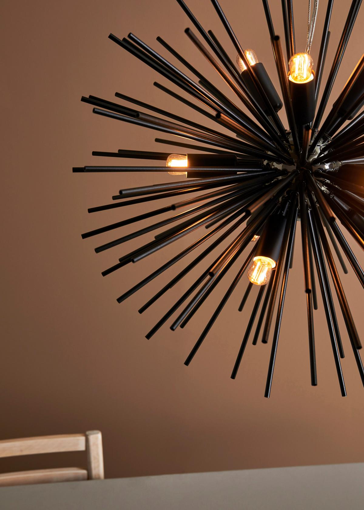 Hängeleuchte Soleil - Schwarz, Basics, Metall (57/190cm) - Markslöjd