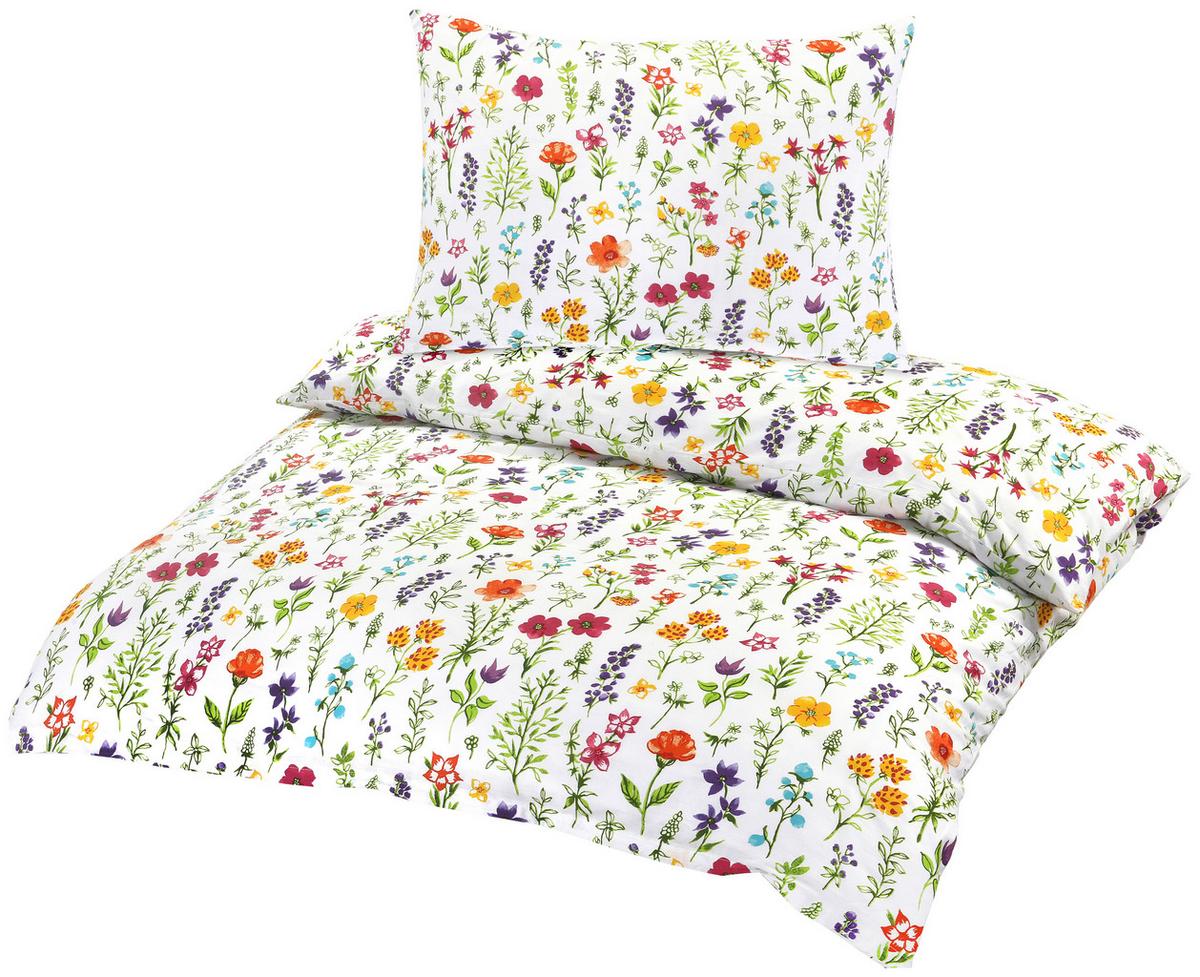 Bettwäsche Linessa - Pink/Lila, MODERN, Textil - Luca Bessoni