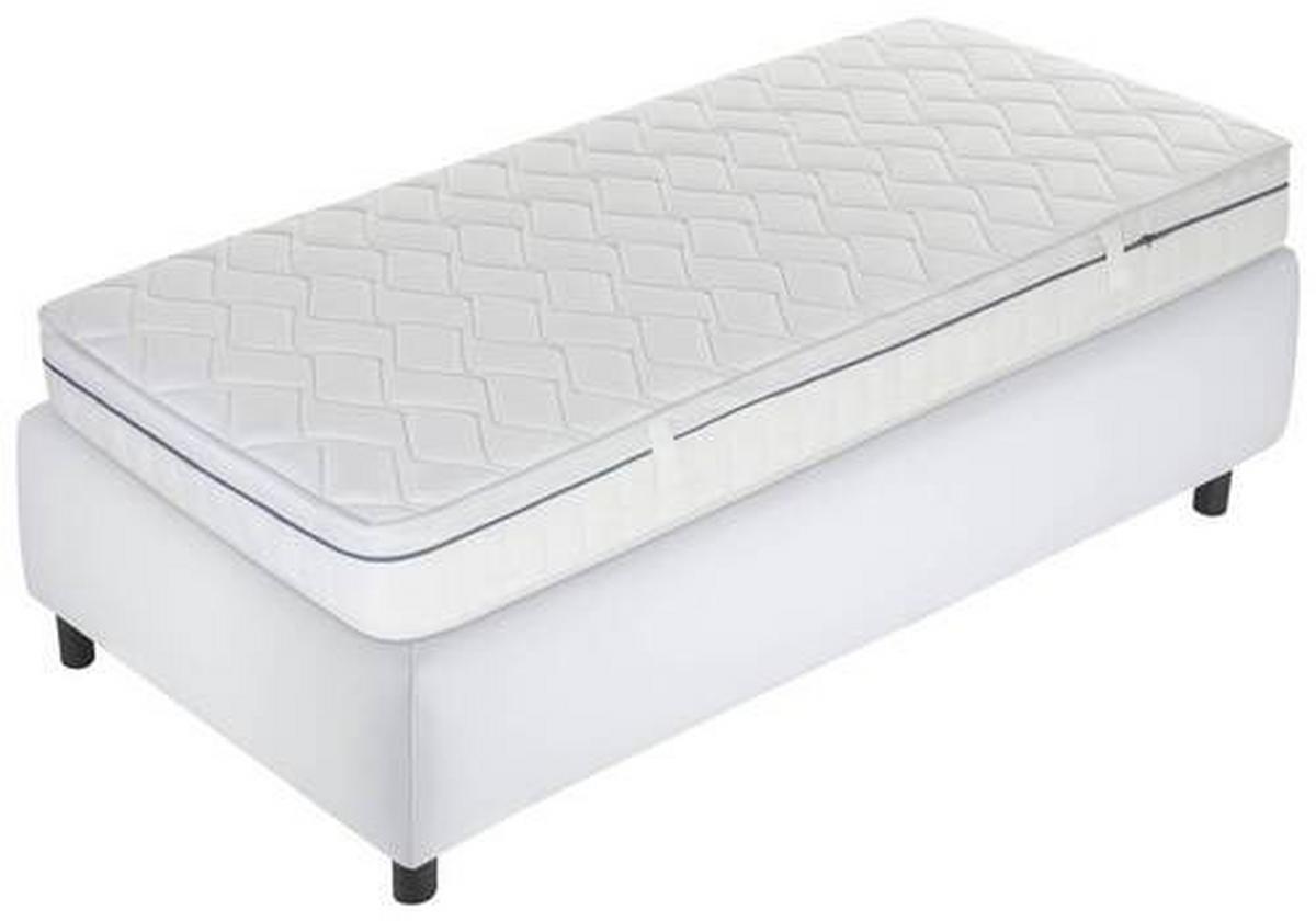 Kaltschaummatratze Air Deluxe 80x200 cm H2/H3 H: 19 cm - Weiß, Basics, Textil (80/200cm) - MID.YOU