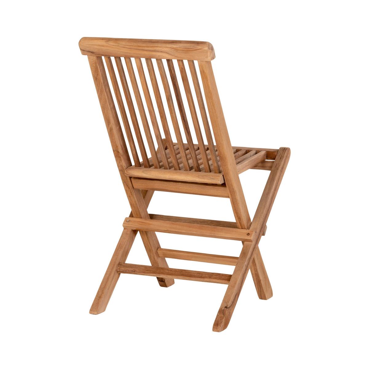 Gartenstuhl-Set Toledo Braun B: 31 cm - Teakfarben, MODERN, Holz (31/58/42cm) - MID.YOU