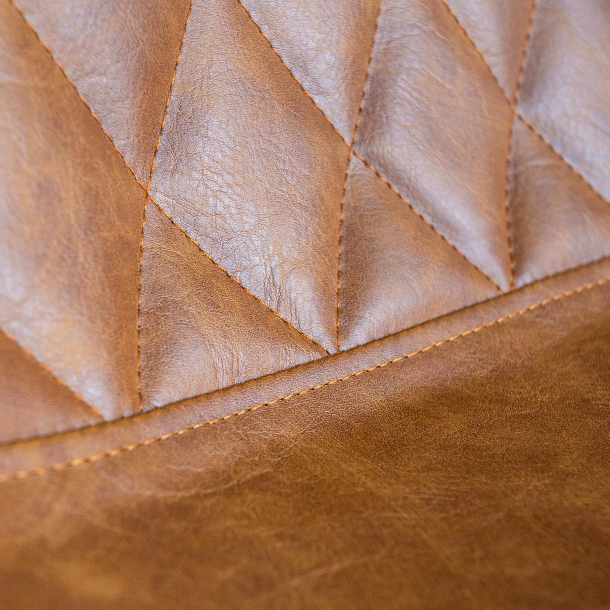 Barhocker-set Bowie - Cognac/Schwarz, KONVENTIONELL, Textil/Metall (50/102/55cm) - MID.YOU
