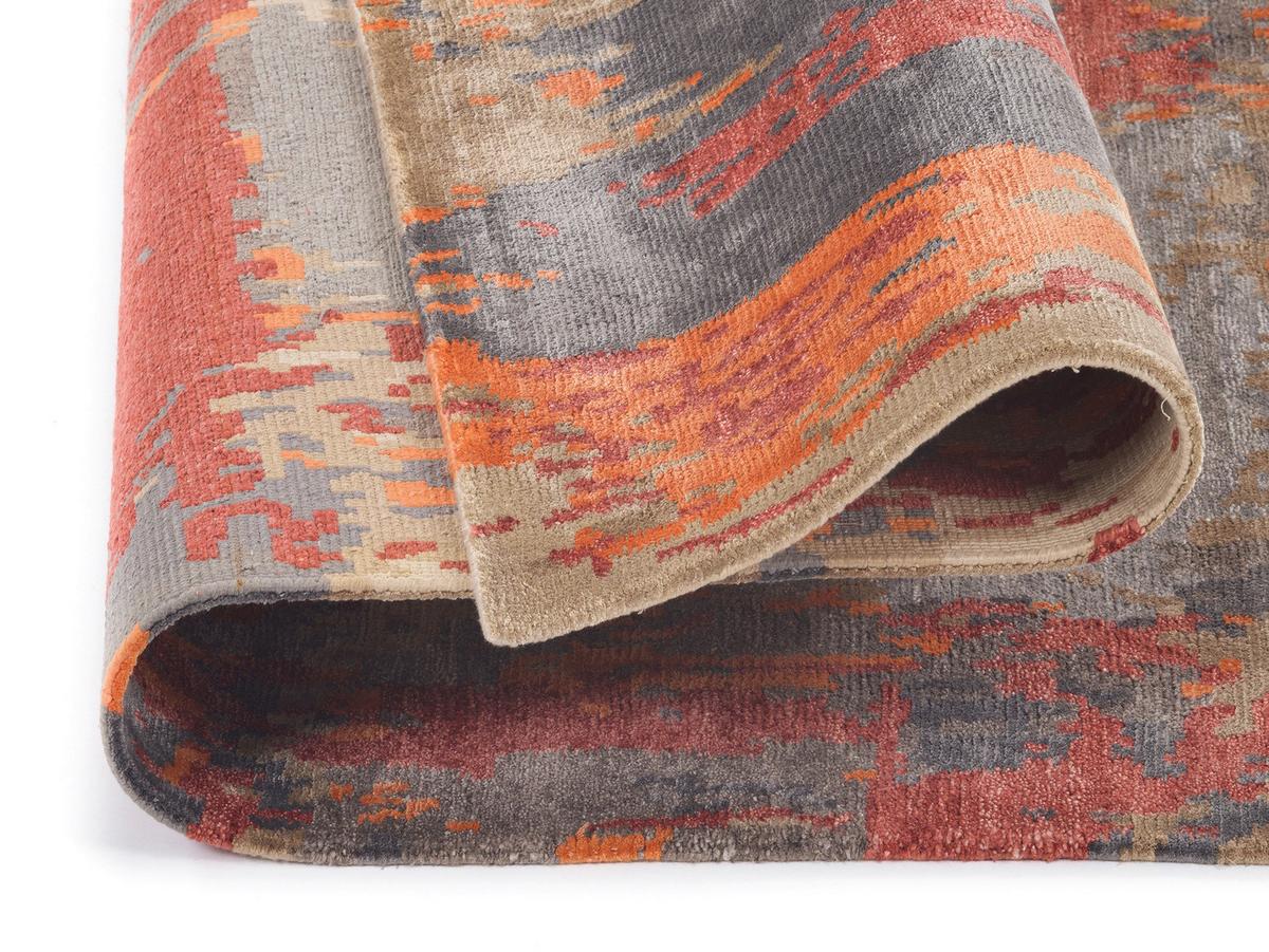 Orientalischer Webteppich Bunt Angeles 70x140 cm - Beige/Orange, Design, Textil (70/140cm) - Musterring