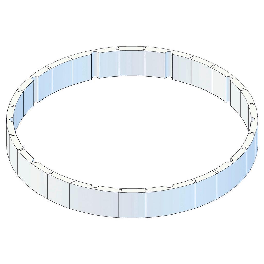 Wand-Isolationsset Protector T60 rund Ø 360 cm