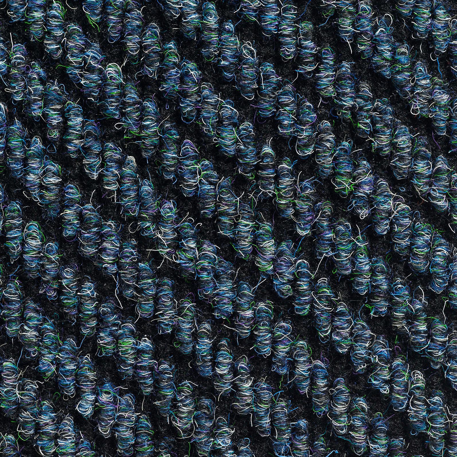 Teppichfliese Blau Centaur 50x50 Cm Florhöhe 4 Mm