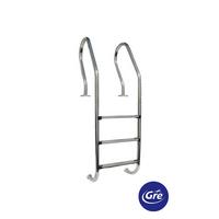 Poolleiter Leiter - Alufarben, KONVENTIONELL, Metall (50/162,5/9cm) - Gre