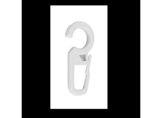 Faltenhaken Weiß, 25 Stk. - Weiß, KONVENTIONELL, Kunststoff - Ombra Faltenhaken Weiß, 25 Stk. - Weiß, KONVENTIONELL, Kunststoff - Ombra