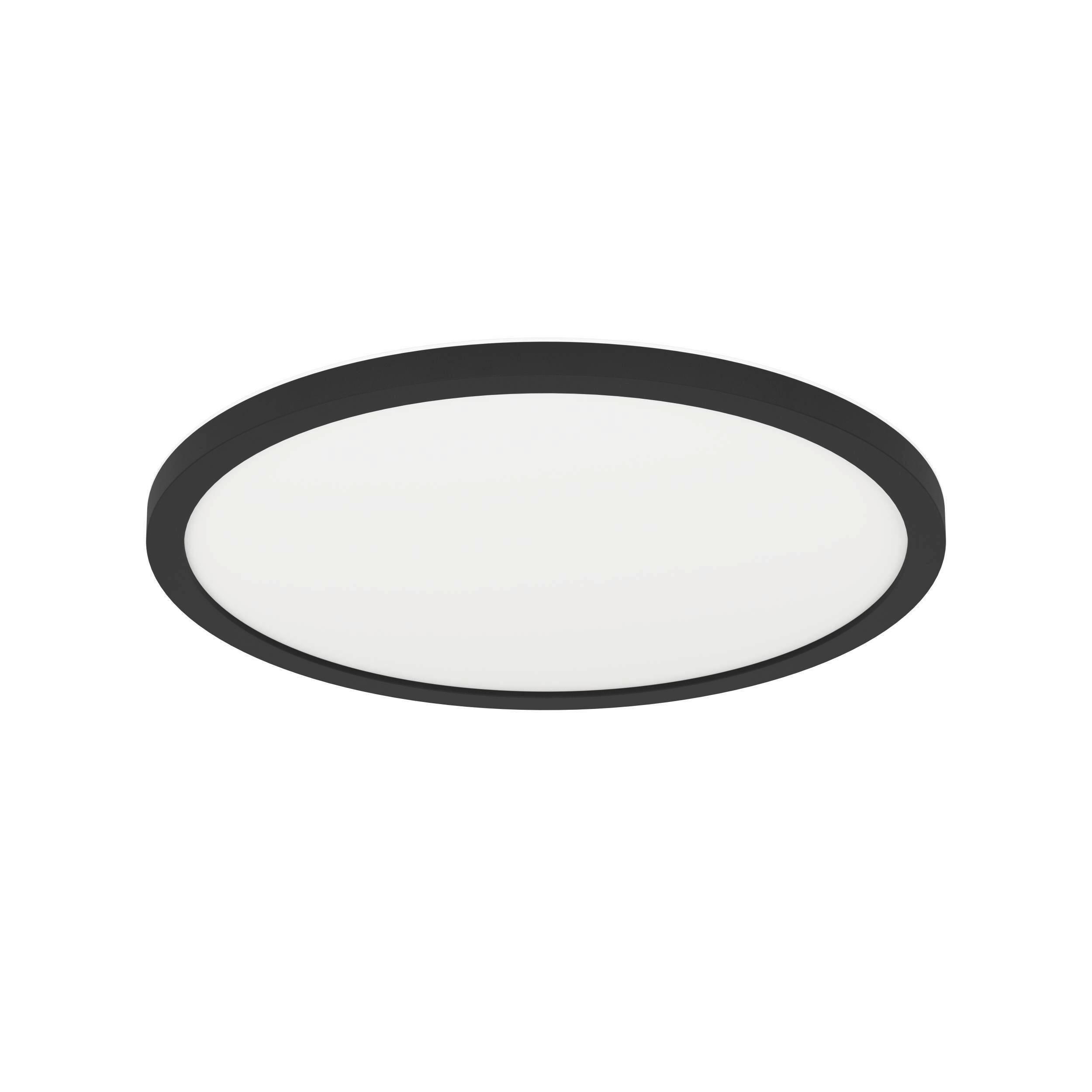 STROPNÉ SVIETIDLO DO KÚPEĽNE ROVITO - čierna/biela, Basics, plast (29,5/2,5cm) - Celina