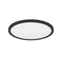 STROPNÉ SVIETIDLO DO KÚPEĽNE ROVITO - čierna/biela, Basics, plast (29,5/2,5cm) - Celina