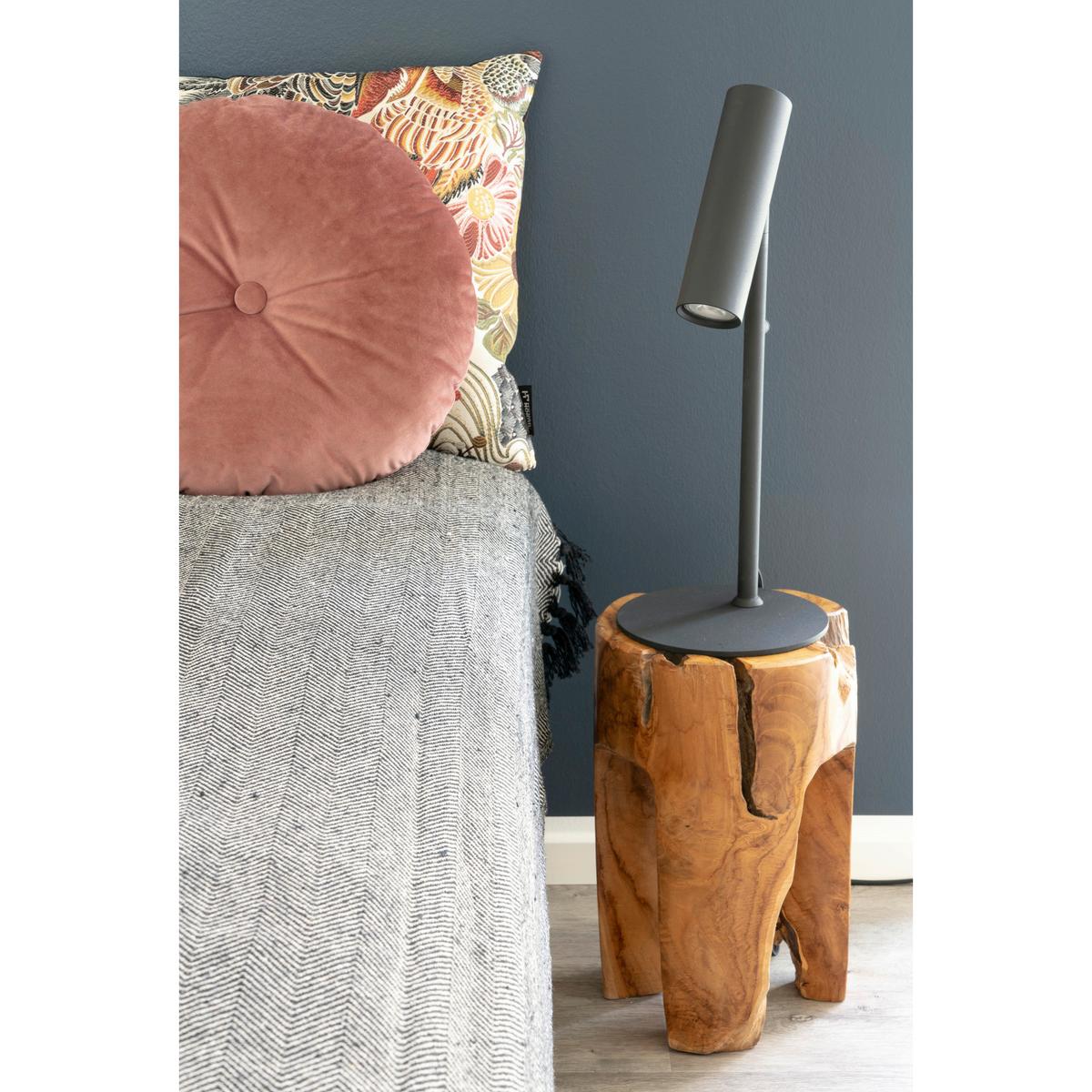 Beistelltisch Rose Teakfarben B: 26cm - Teakfarben, Design, Holz (26/26/40cm) - MID.YOU