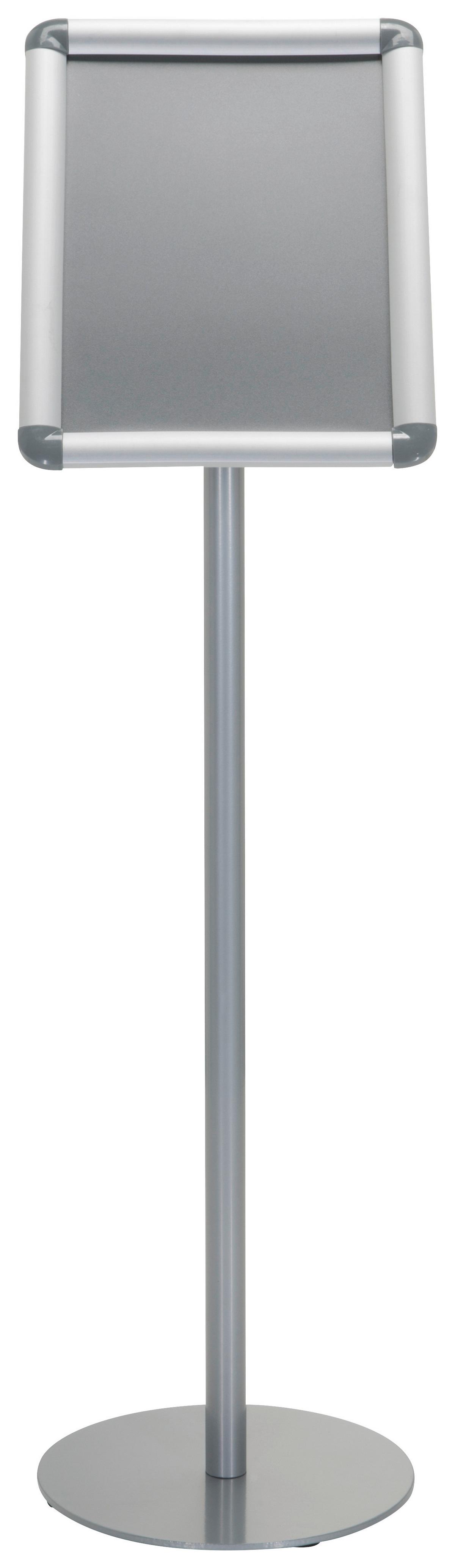Plakatständer Agenda I - Silberfarben, Basics, Metall (24/89,5/26cm) - MID.YOU