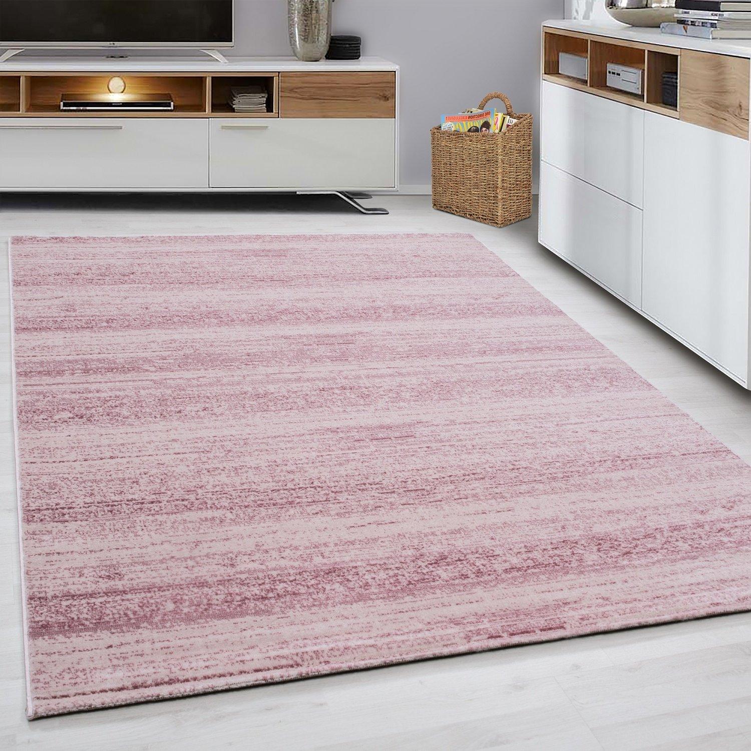 Webteppich Pink meliert