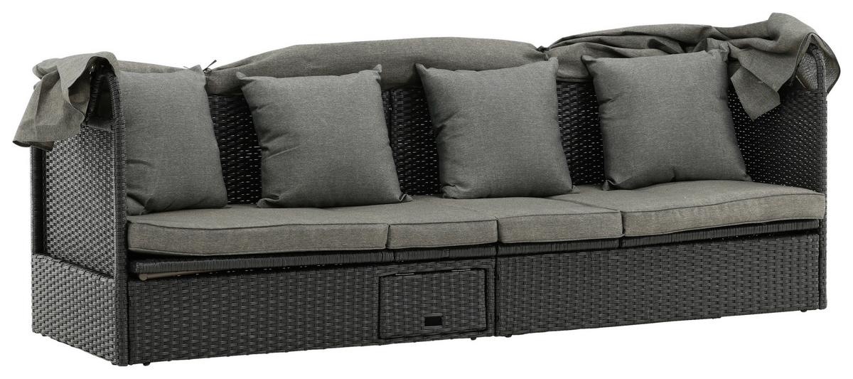 Sonnenliege Nopy - KONVENTIONELL (200/135/60cm) - Gardenson