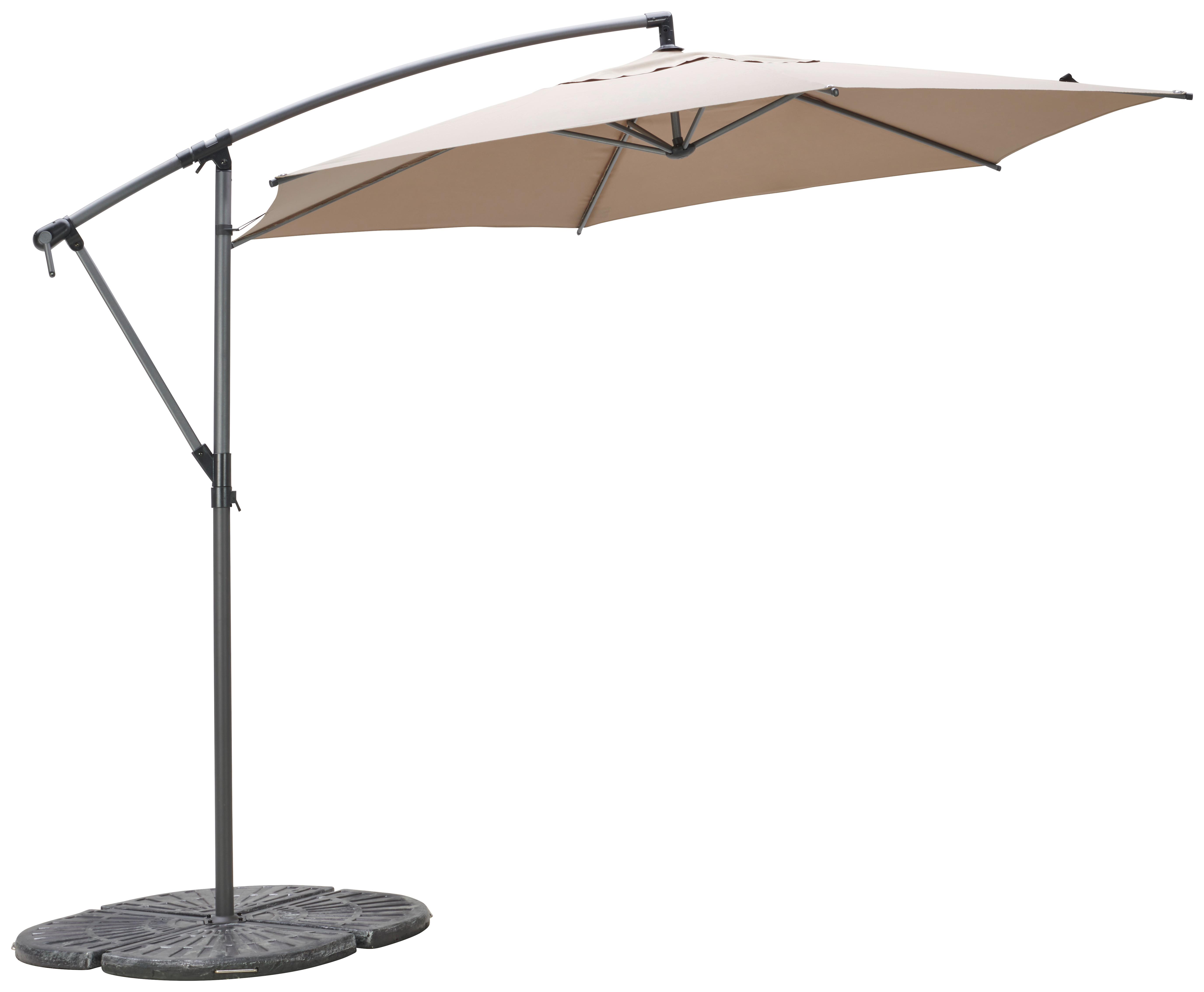 Ampelschirm Exellent Bht: 300x300x248 Cm Taupe