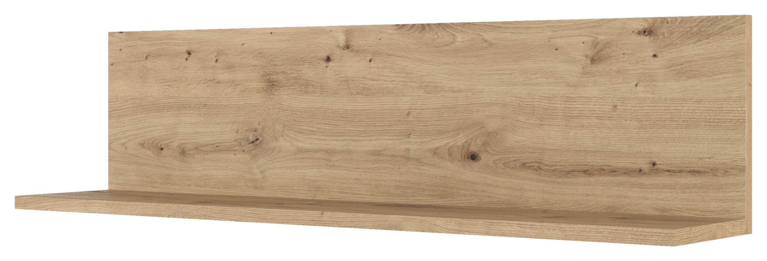 NÁSTENNÁ POLICA CARA WRL 100 - dub artisan, Konventionell, kompozitné drevo (100/22,8/18,6cm) - FlexWell