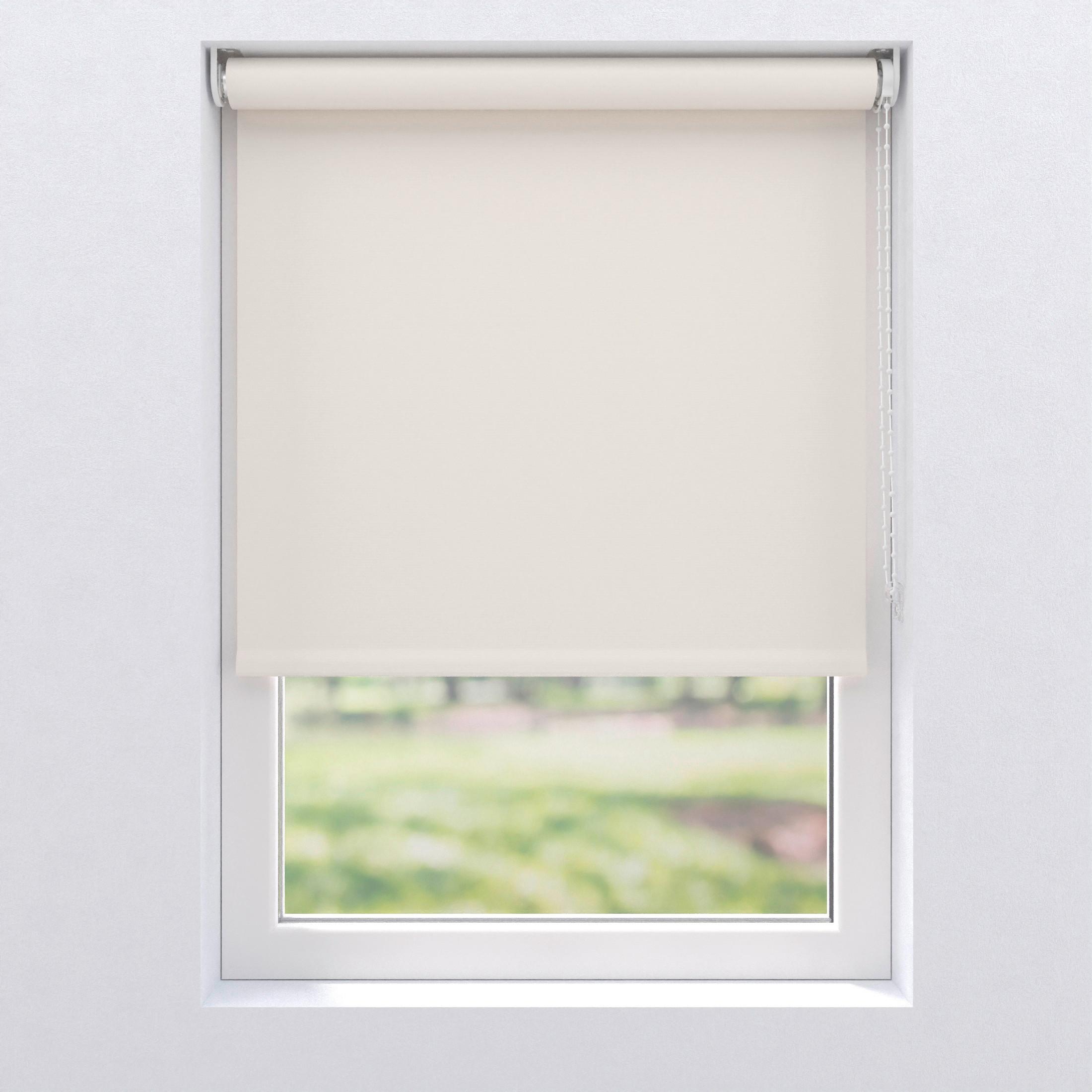 Verdunkelungsrollo 90x190 cm mit Kettenzug - Weiß, Basics, Textil (90/190cm)