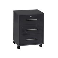 ROLLCONTAINER OFFICE EDITION - Anthrazit/Anthrazit Hochglanz, LIFESTYLE, Holzwerkstoff (44/58/40cm) - MID.YOU