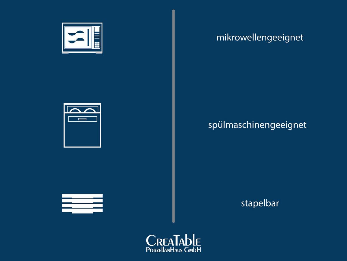 SERVIERPLATTEN-SET 33013 NATURE COLLECTION - Türkis, Trend, Keramik (16,5/33cm) - Creatable