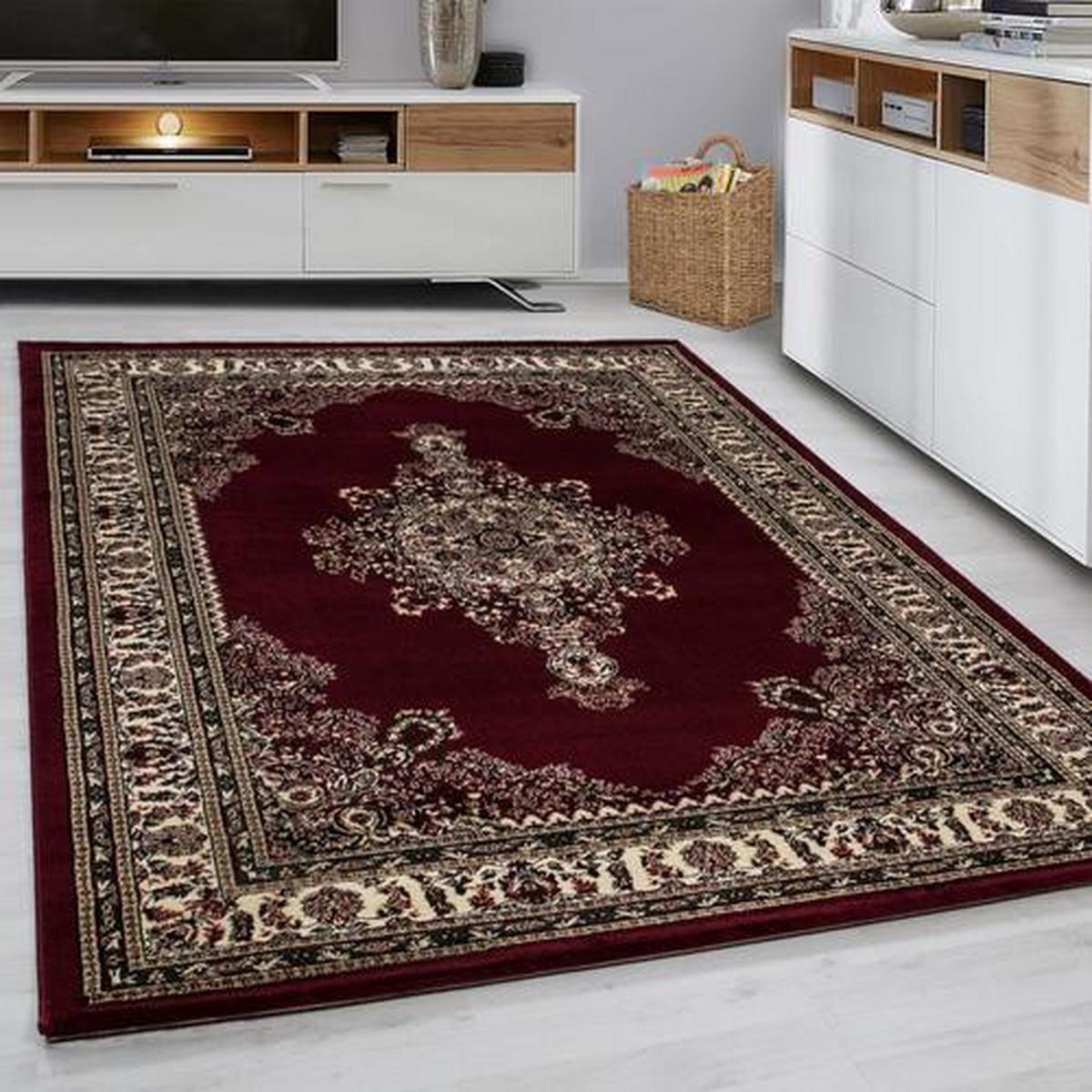 Orientalischer Webteppich Rot Marrakesh 160x230 cm - Rot/Multicolor, KONVENTIONELL, Textil (160/230cm) - Esposa