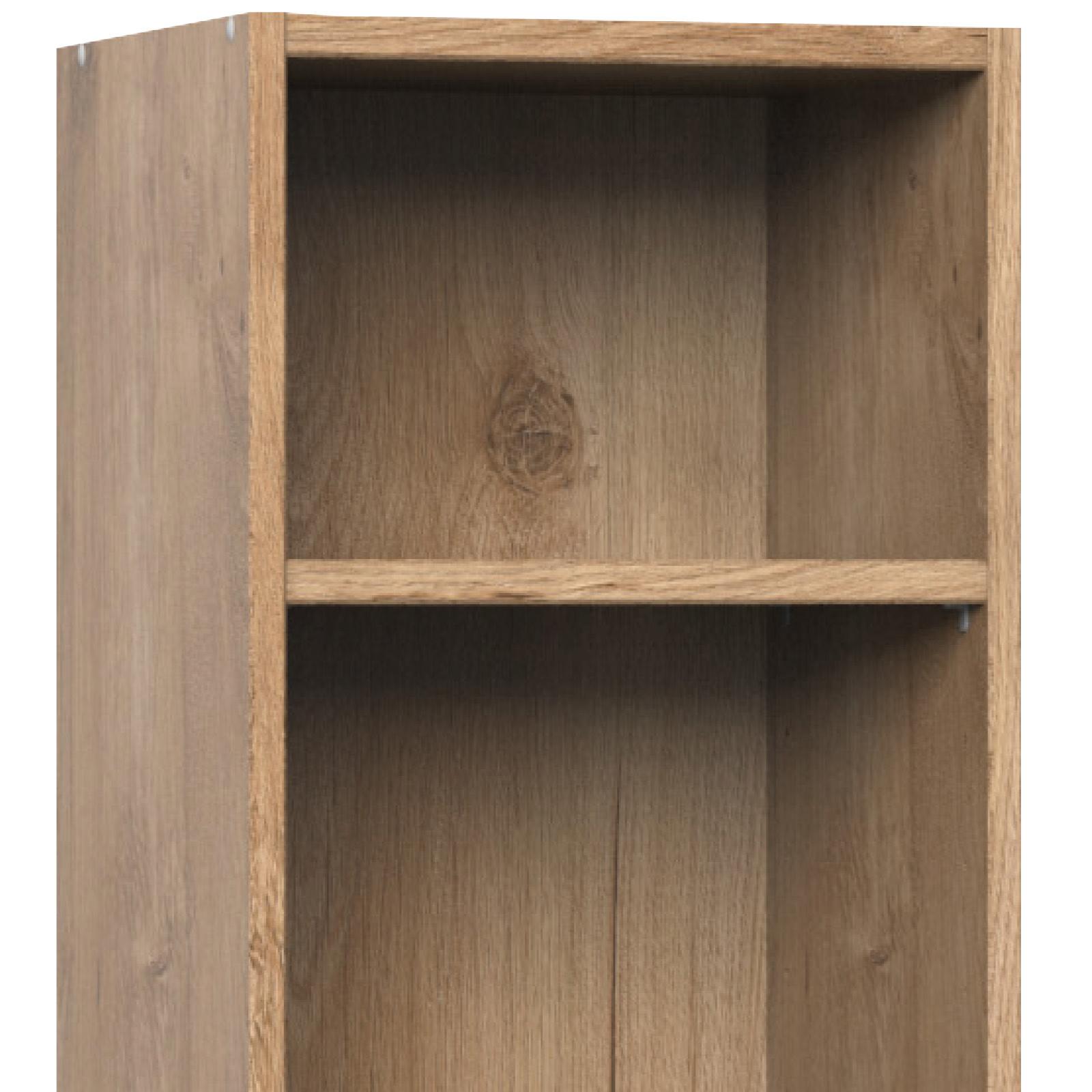 MID.YOU Regal mit Laden Liverpool 46cm Eiche Dekor/Graphit