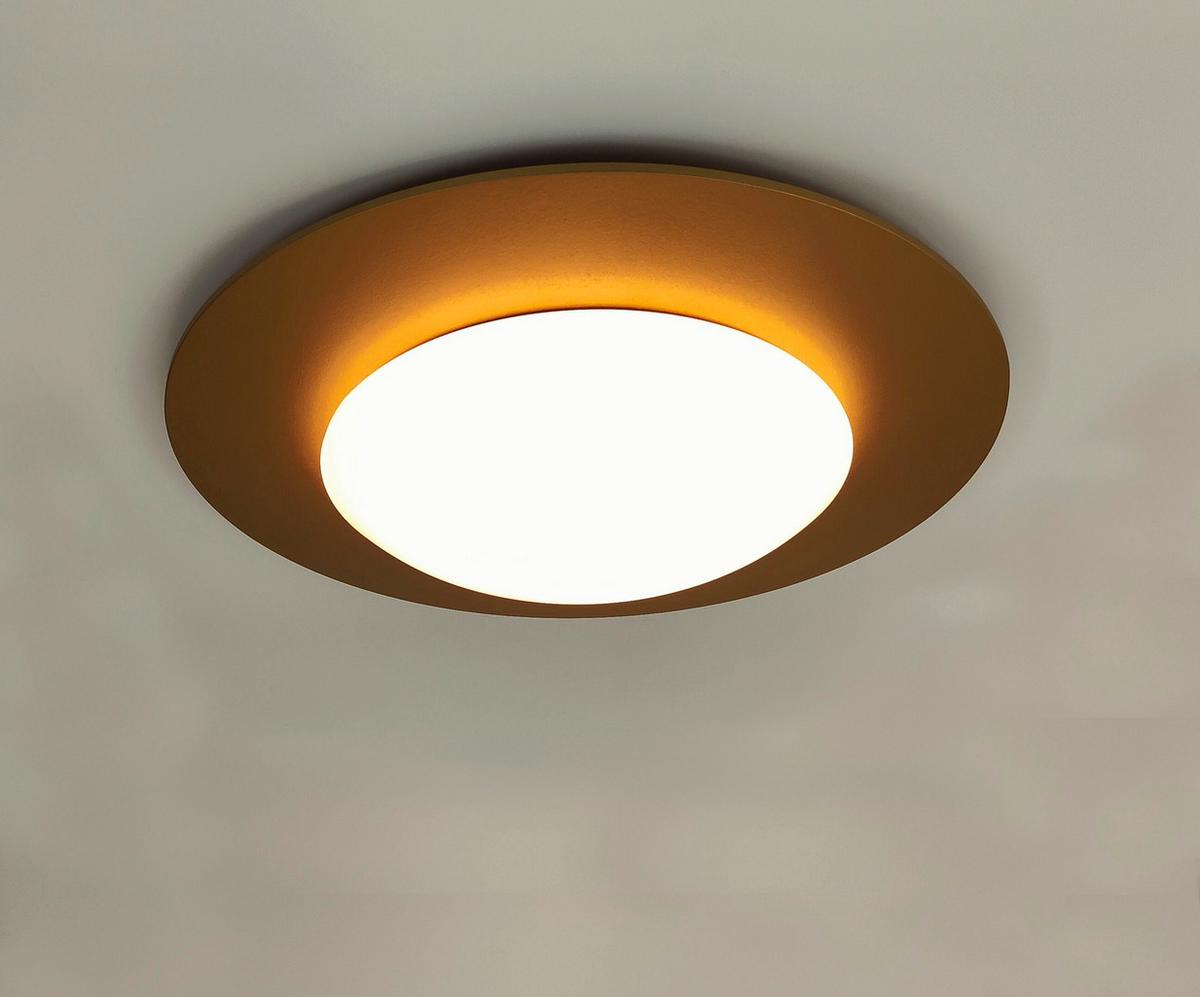 Kinderdeckenleuchte 6509 - Saturn Gold - Goldfarben, Basics, Holzwerkstoff/Kunststoff (53/10cm) - Niermann