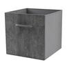 Faltbox Martin - Grau, KONVENTIONELL, Karton/Holz (33/33/32cm) - James Wood