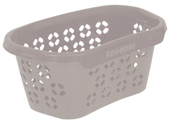 Wäschekorb Anton - Hellgrau, Basics, Kunststoff (57,5/38/26,5cm) Wäschekorb Anton - Hellgrau, Basics, Kunststoff (57,5/38/26,5cm)