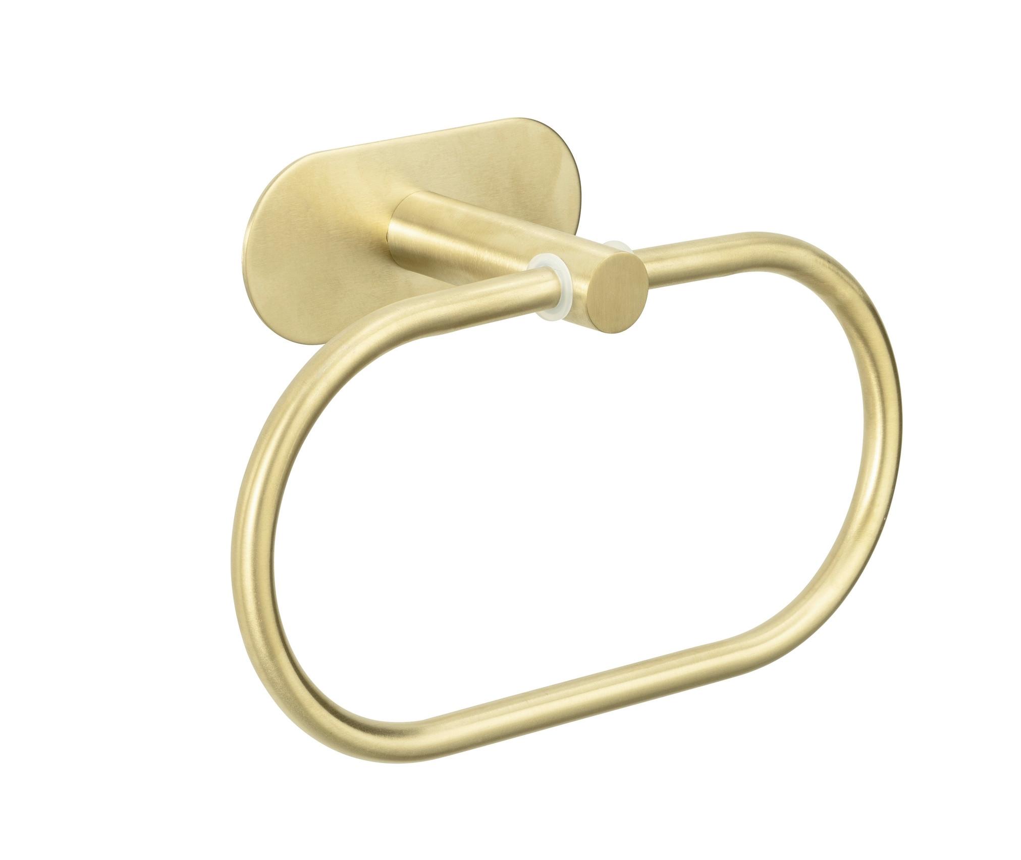 Držiak na uteráky OREA GOLD MATT - zlatá, Lifestyle, kov (20,5/12,5/7,5cm) - Mömax
