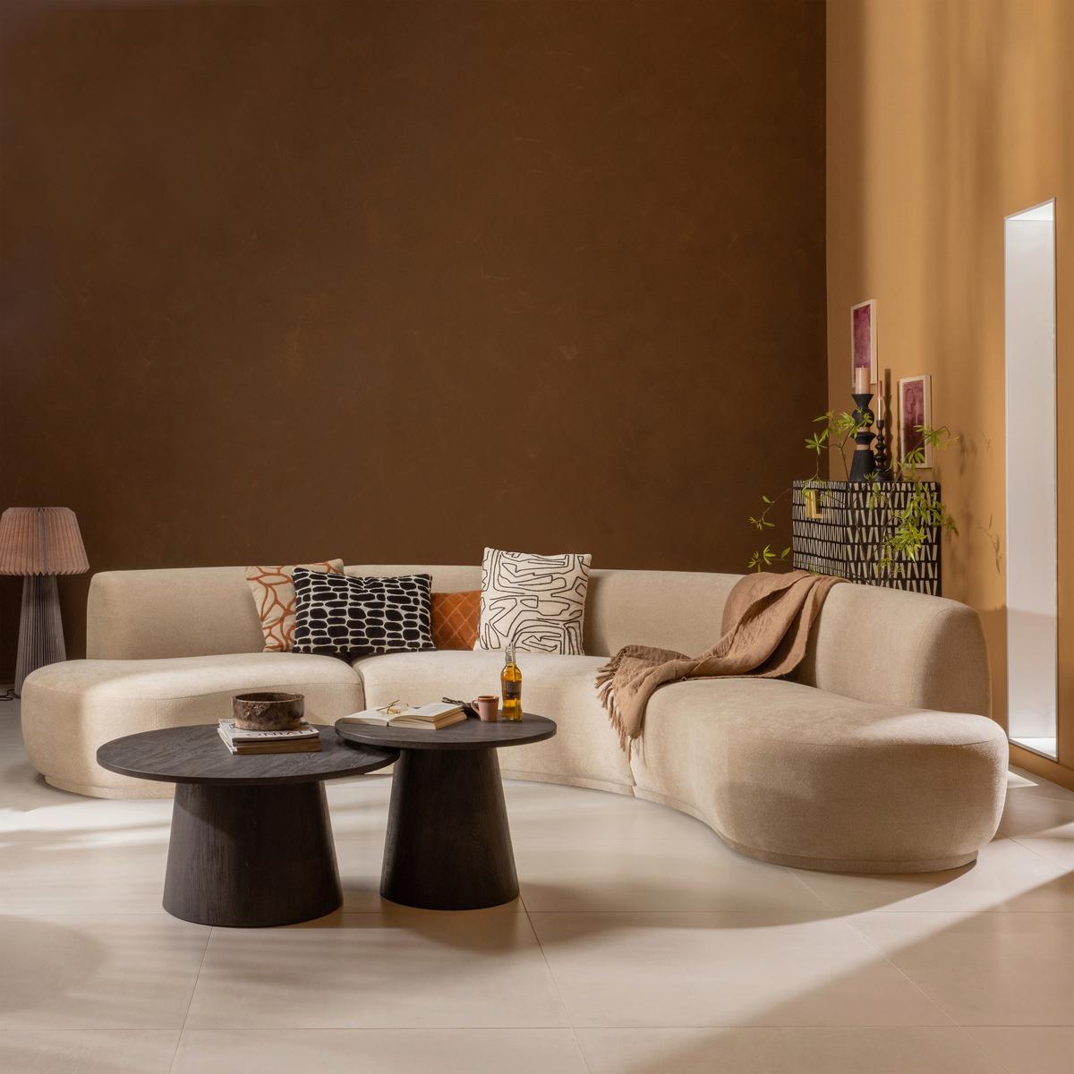 Couchtisch Vito Dunkelbraun D: 60 cm - Dunkelbraun, Design, Holzwerkstoff (60/60/45cm) - Livetastic