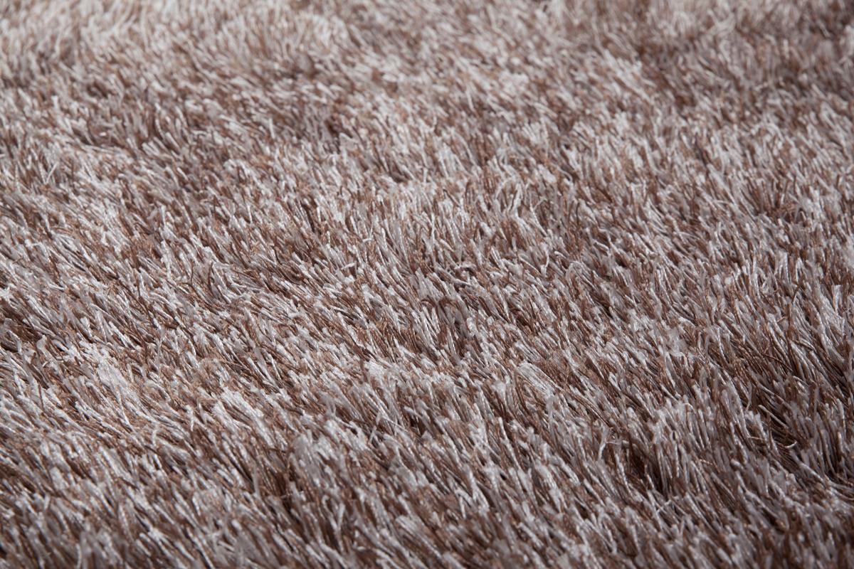 HOCHFLORTEPPICH Taupe, BxL: ca. 80x150 cm - Taupe, KONVENTIONELL, Textil (80/150cm) - Kayoom