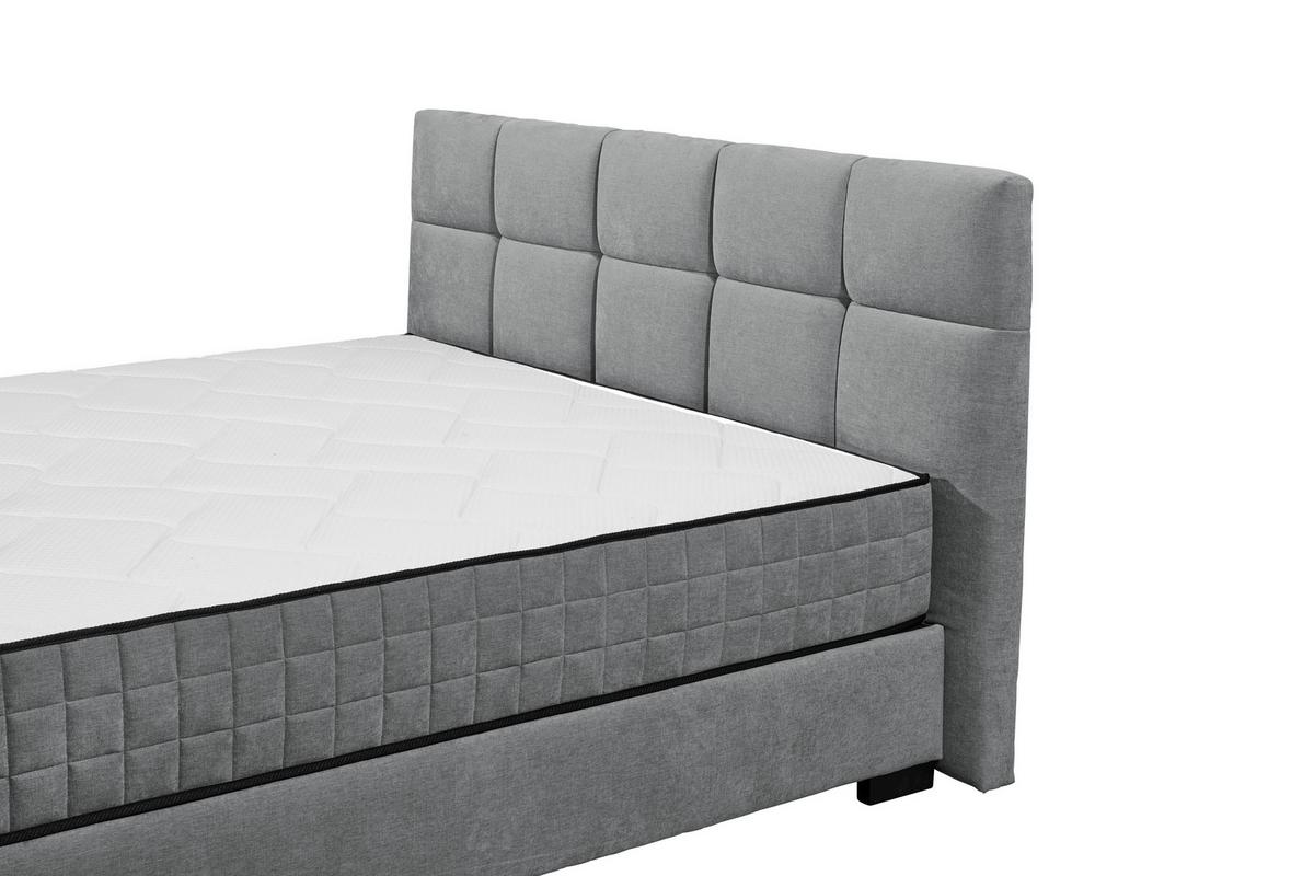 Boxbett Nagol A - Anthrazit/Schwarz, MODERN, Holzwerkstoff/Textil (180/200cm) - MID.YOU