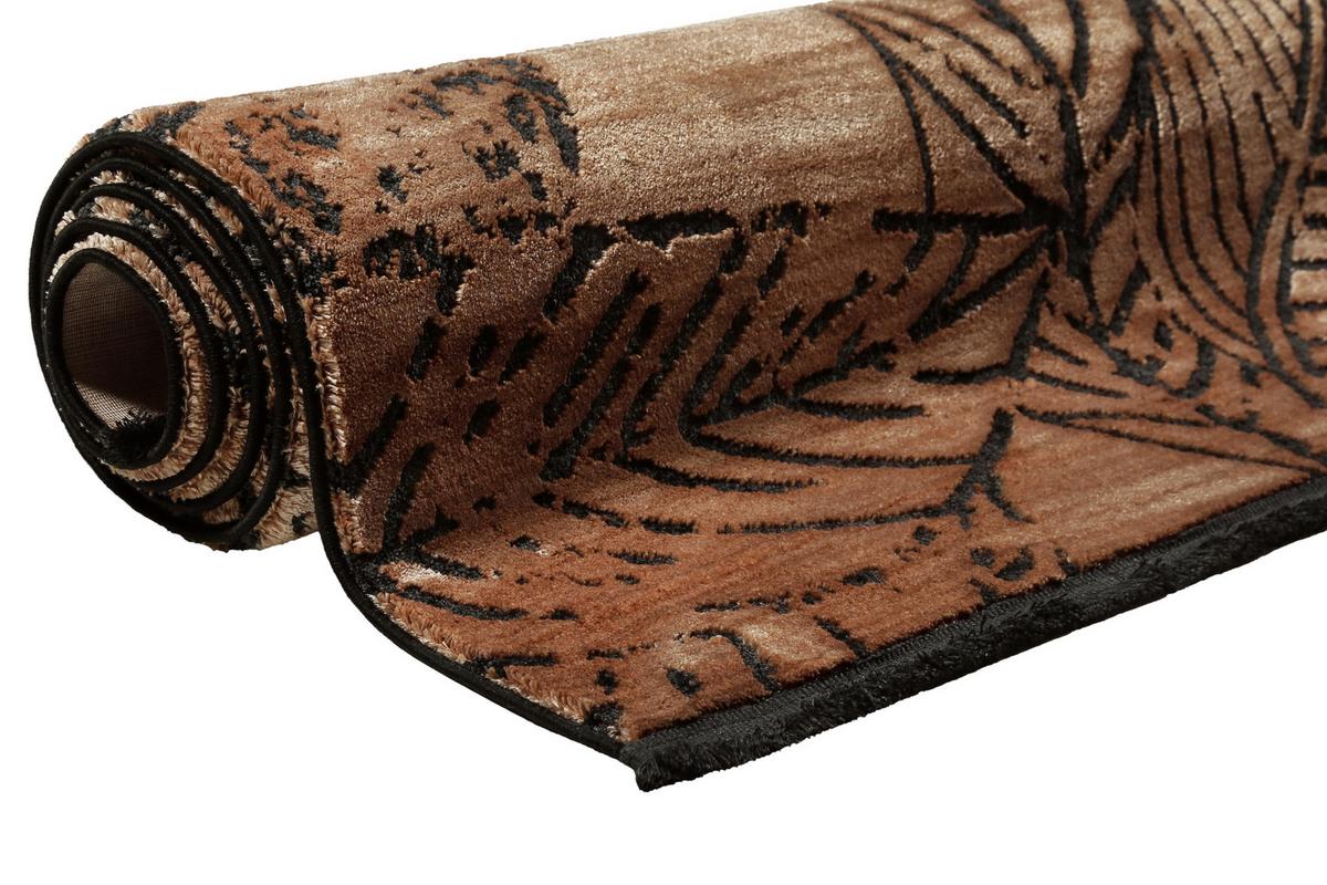 Webteppich Braun/cognac, Floral - Cognac/Braun, Design, Textil (120/170cm) - Esprit