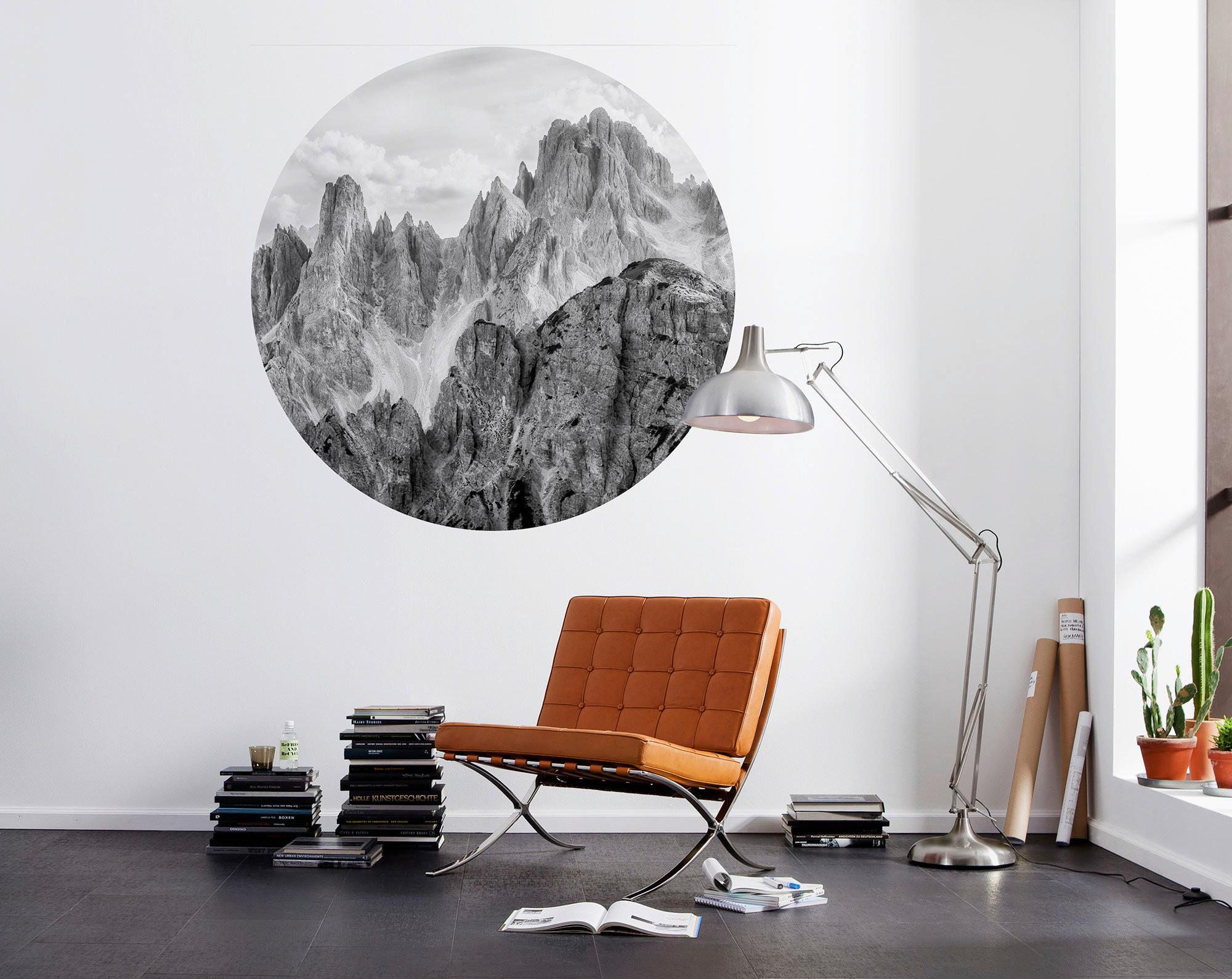 Fototapete D1-077 Torres - Schwarz/Weiß, Trend (125cm)