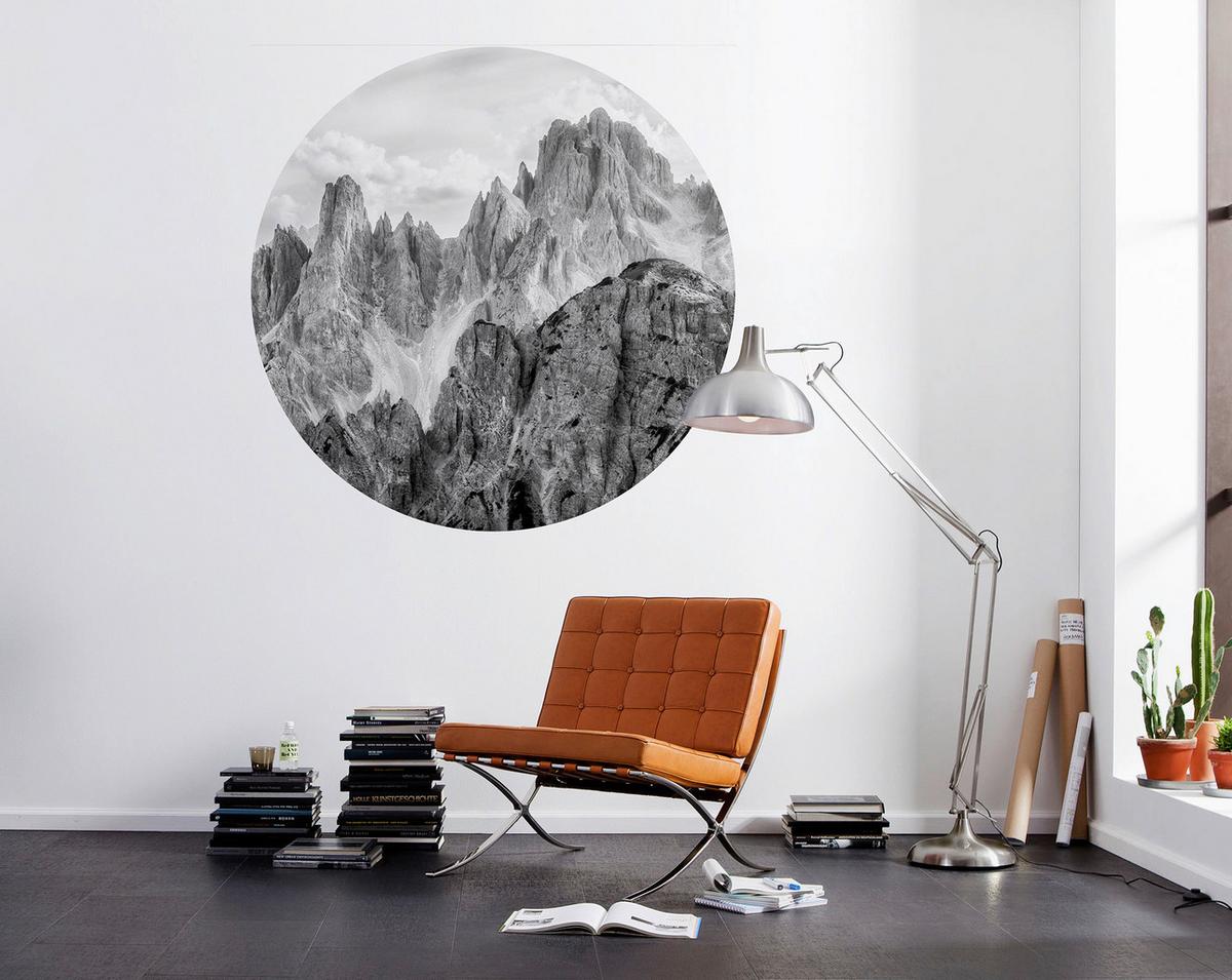Fototapete D1-077 Torres - Schwarz/Weiß, Trend (125cm)