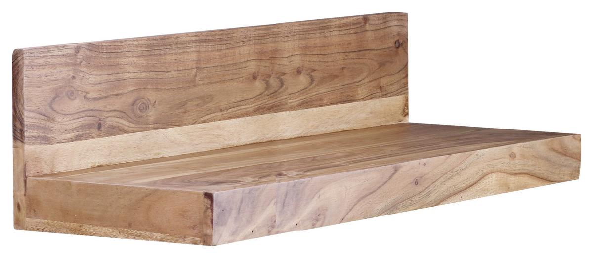 Wandregal Massiv Mumbai B: 160 cm Akaziefarben - Akaziefarben, MODERN, Holz (160/17/24cm) - MID.YOU