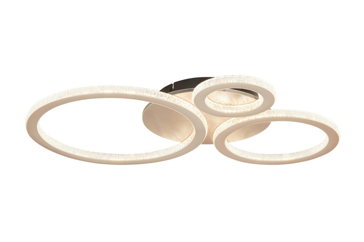 LED-Deckenleuchte, 4000k Rivo - Champagner, MODERN, Kunststoff/Metall (61,5/40/6cm)