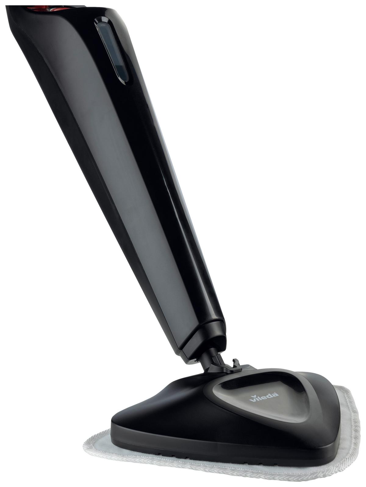 Bodenwischer Vileda Steam Plus - Schwarz, Basics, Textil (25,6/14,7/68,7cm) - Vileda
