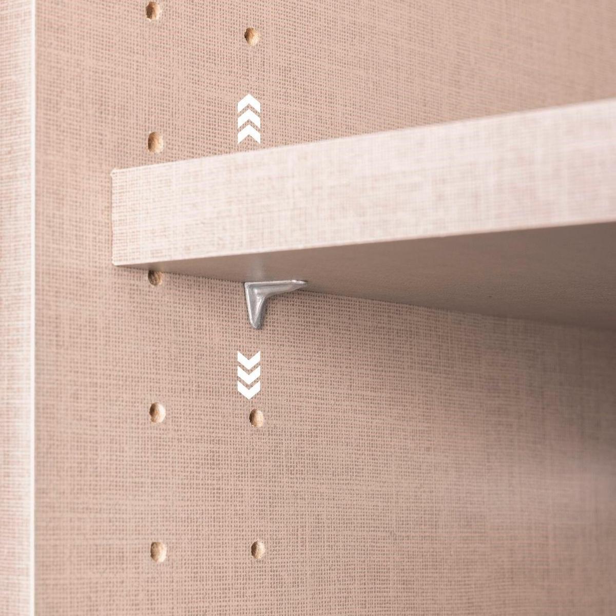 Schwebetürenschrank Stoke Grau Weiß B: 131 cm - Weiß/Grau, MODERN, Holzwerkstoff (131/210/59cm) - Rauch Möbel