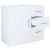 Waschbeckenunterschrank Zalo Xl B: 63cm Weiß - Weiß, MODERN, Holzwerkstoff (63/55,8/30cm) - MID.YOU