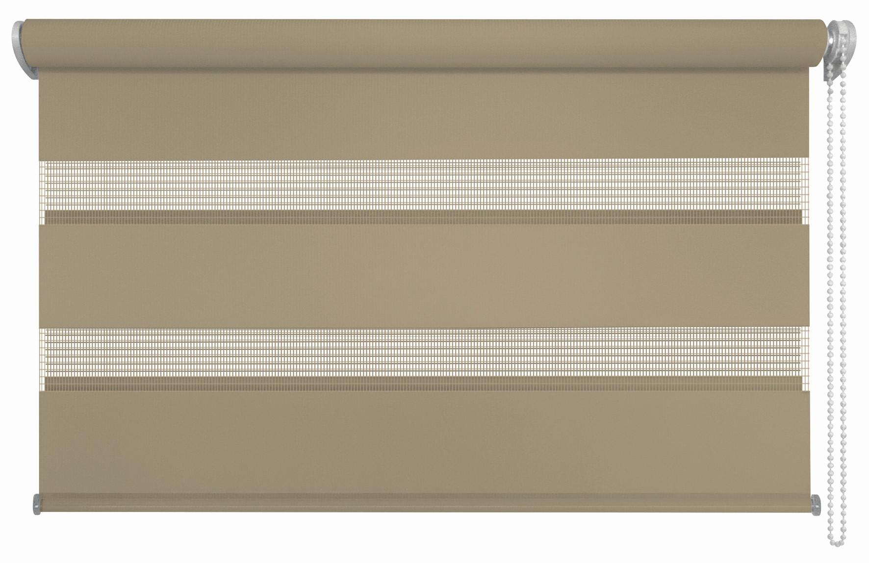 Doppelrollo Braun B: 140 Cm - Braun, Basics, Textil (140/160cm) - Homeware