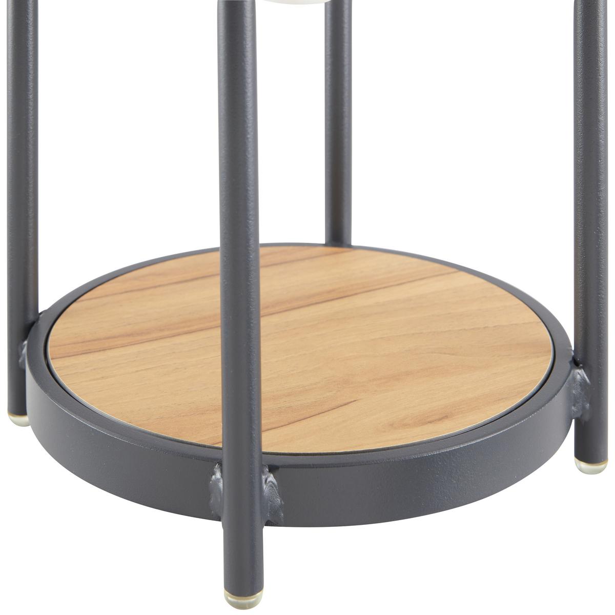 Solárne svietidlo PIOLA čierna - čierna, Modern, kov/plast (20/29/20cm) - Bessagi Garden