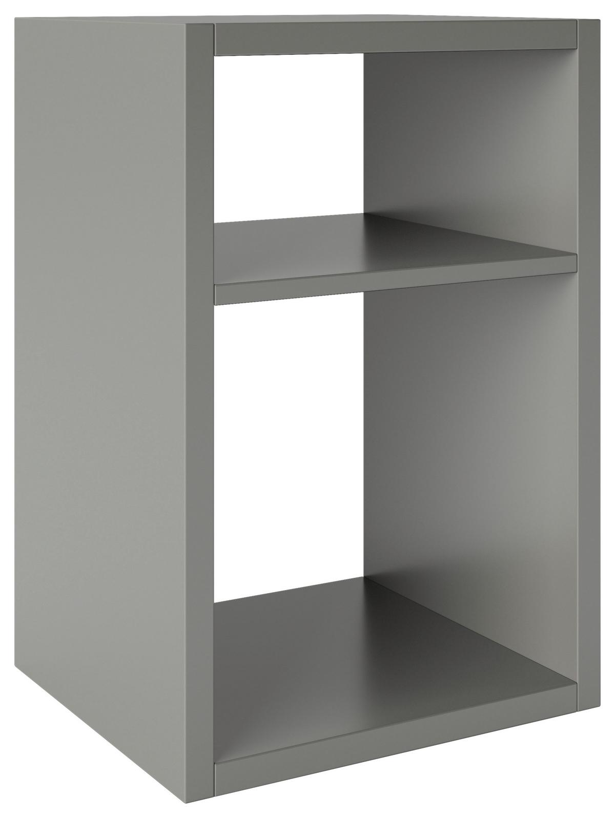 Regal Fortuna B 58cm Grau Fortuna - Grau, Basics, Holzwerkstoff (58/39/34cm) - MID.YOU