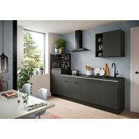 Küchenleerblock Charly - Schwarz, MODERN, Holzwerkstoff (260cm) - MID.YOU