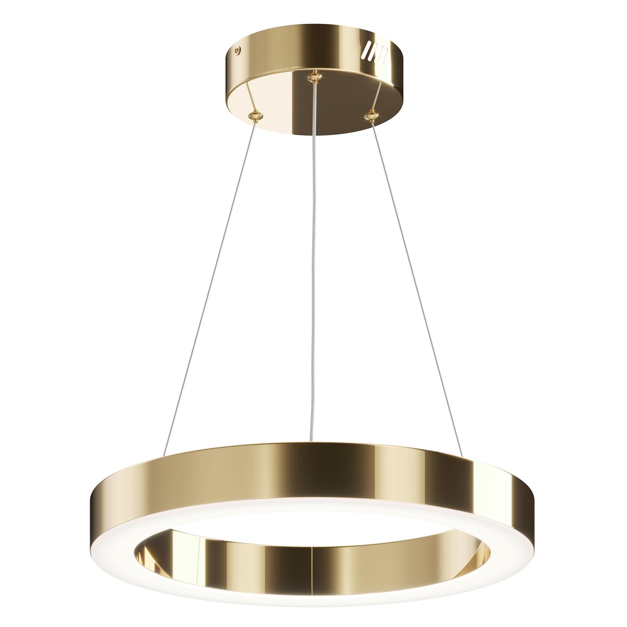 PENDELLEUCHTE SATURNO - Messingfarben, Trend, Metall (40/180cm) - MAYTONI