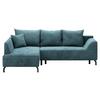 Eckschlafsofa Asolo Mintgrün S: 167x273 Cm - Schwarz/Mintgrün, Design, Textil (167/273cm) - MID.YOU