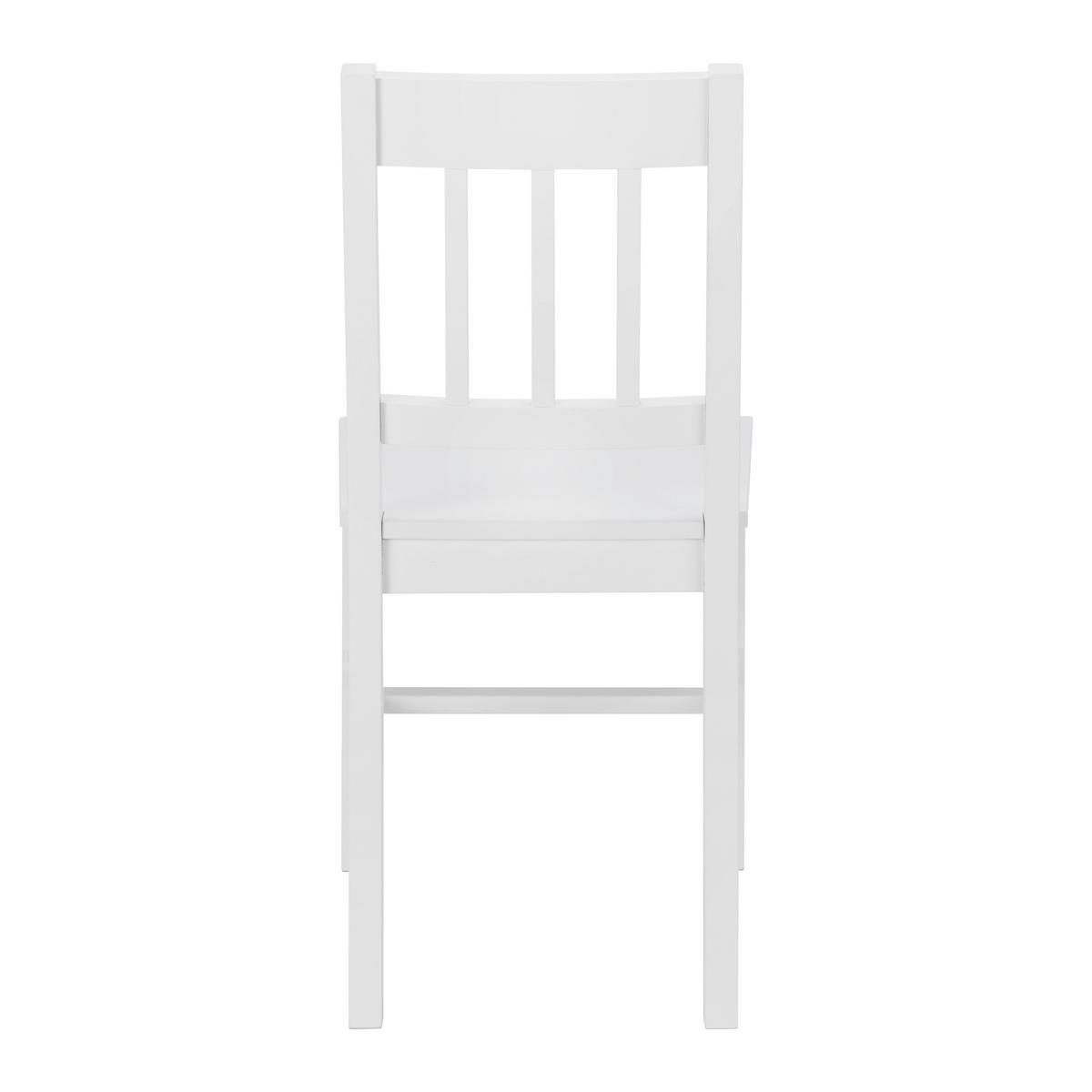Stolová súprava AMIRA biela - biela, Modern, drevo (118/43/75/40.5/73/86cm) - Bessagi Home