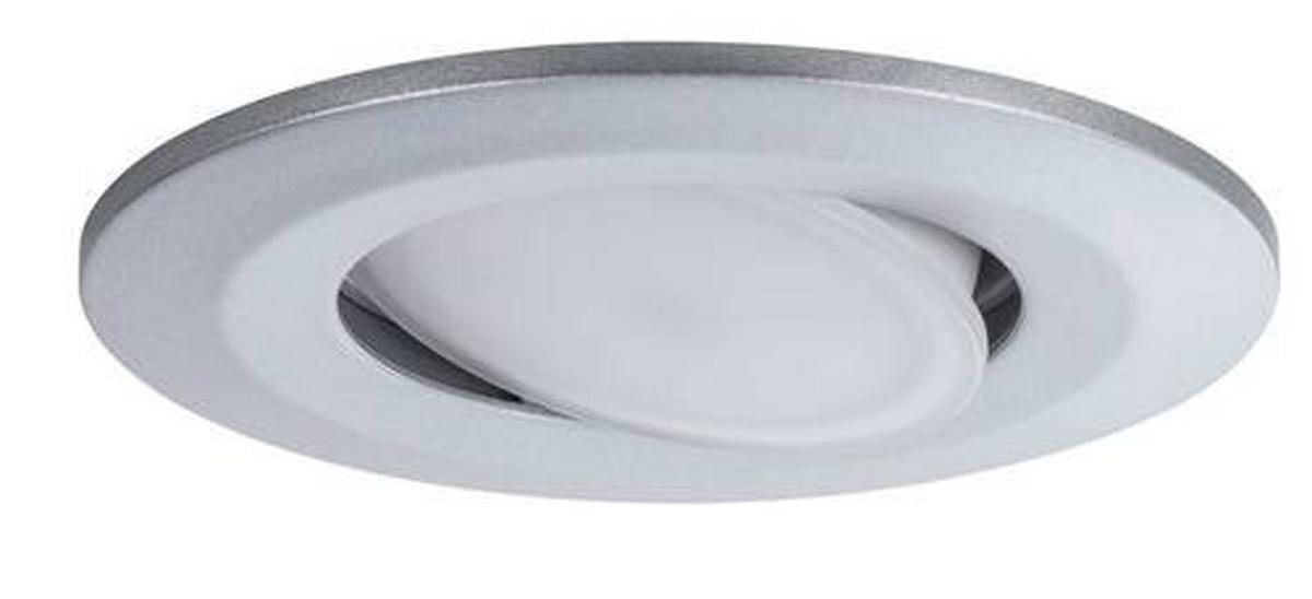 LED-Deckenleuchte Calla Ø 9 cm dimmbar Rund - Chromfarben, Basics, Kunststoff (9cm) - Paulmann