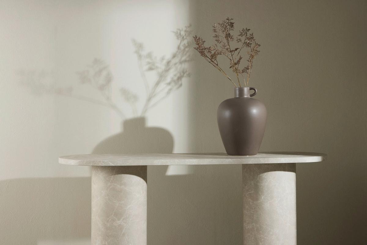 Beistelltisch Narvik Beige B: 120 cm - Beige, MODERN, Holz (120/40/80cm) - Livetastic