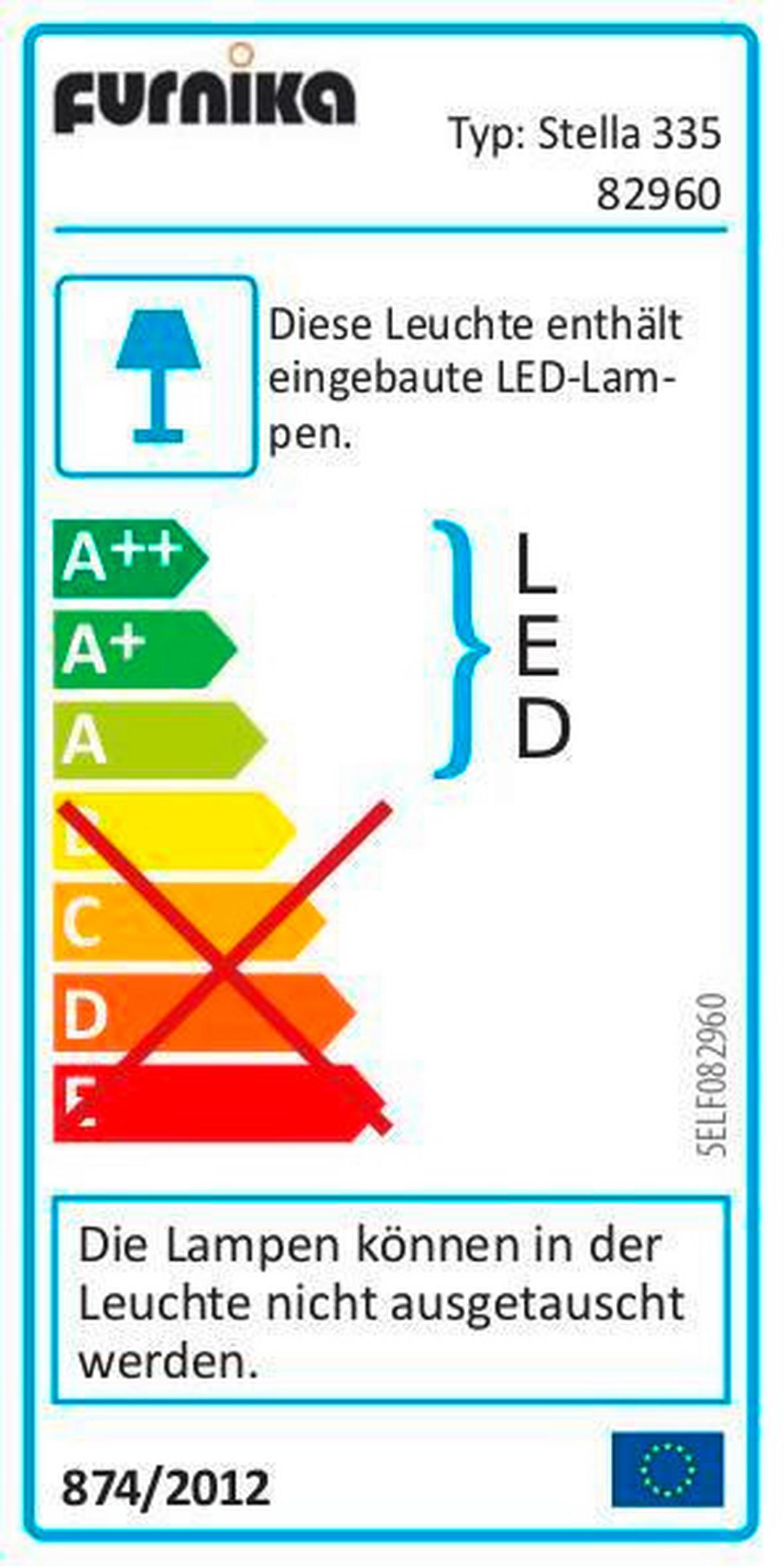 Aufbauleuchte B: 34 cm Chromfarben 3,4 W Led - Chromfarben, Basics, Metall (34/3,5/16,5cm) - MID.YOU